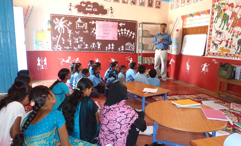 Library training at Hanur Taluk, 2012